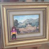 Pair of golden frames