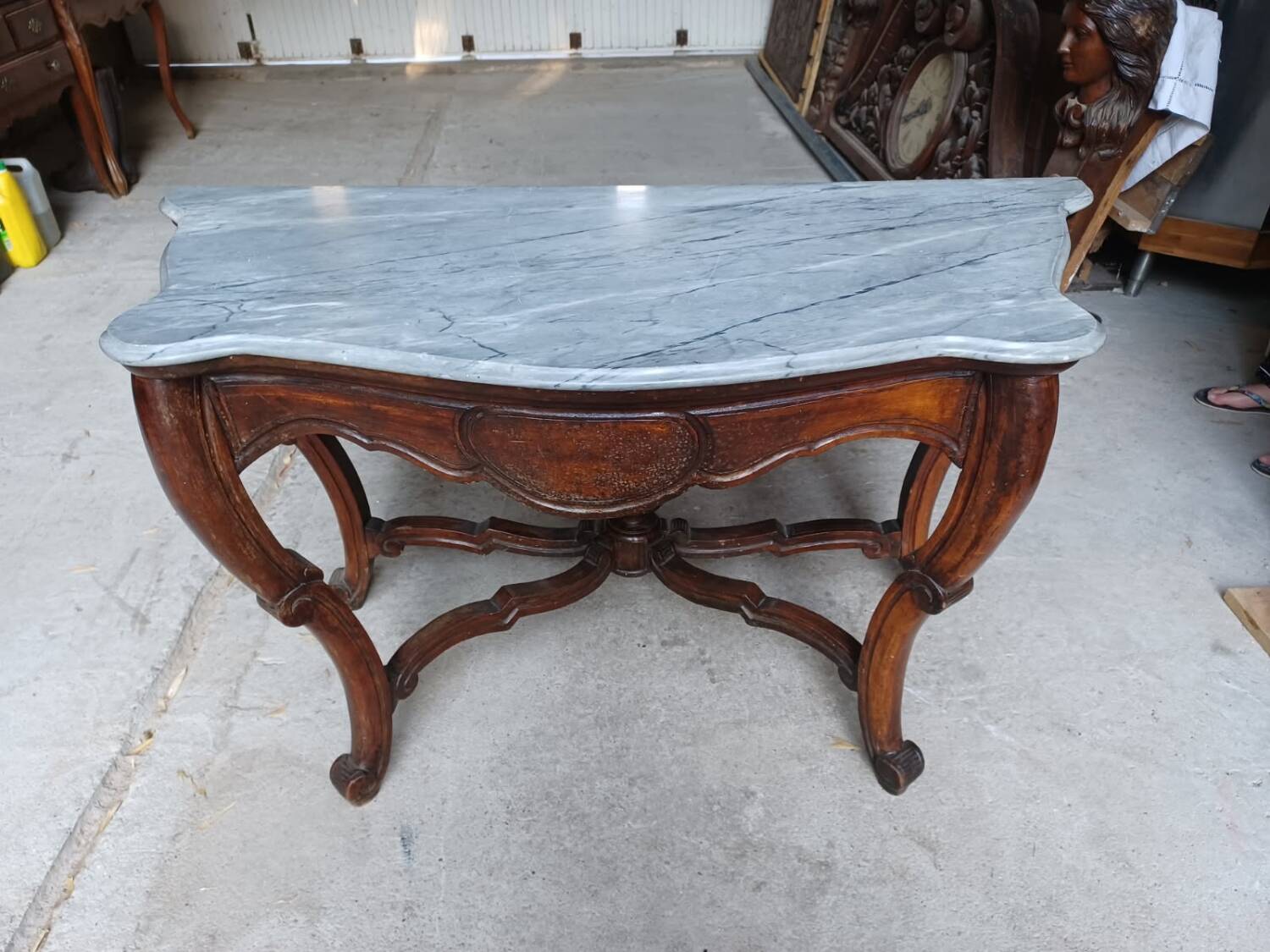 Curved console table - Napoleon III