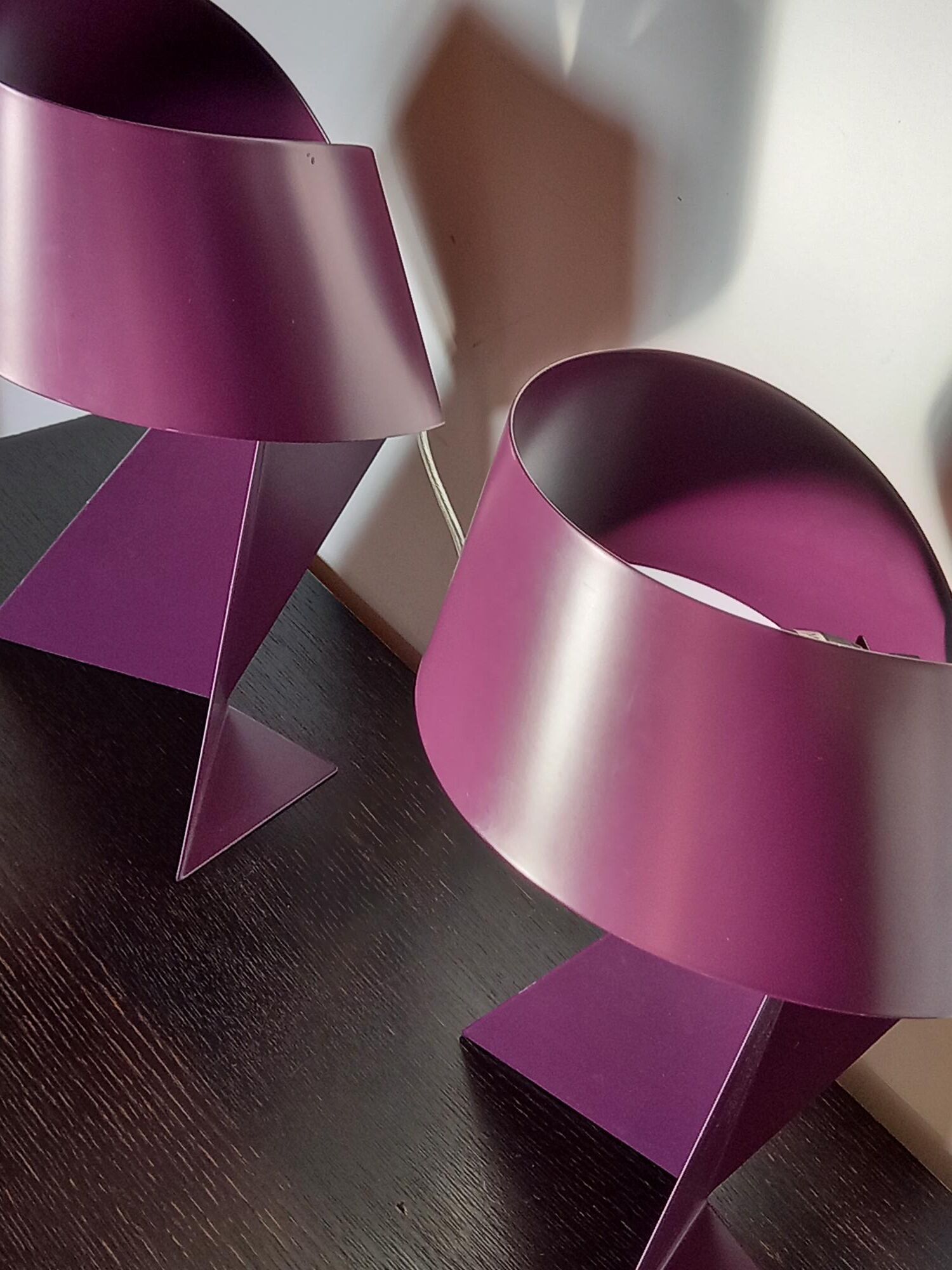 Pair of Ribbon lamps