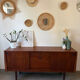 Vintage teak enfilade from the 1960s.