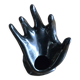 Hand black ring soliflore