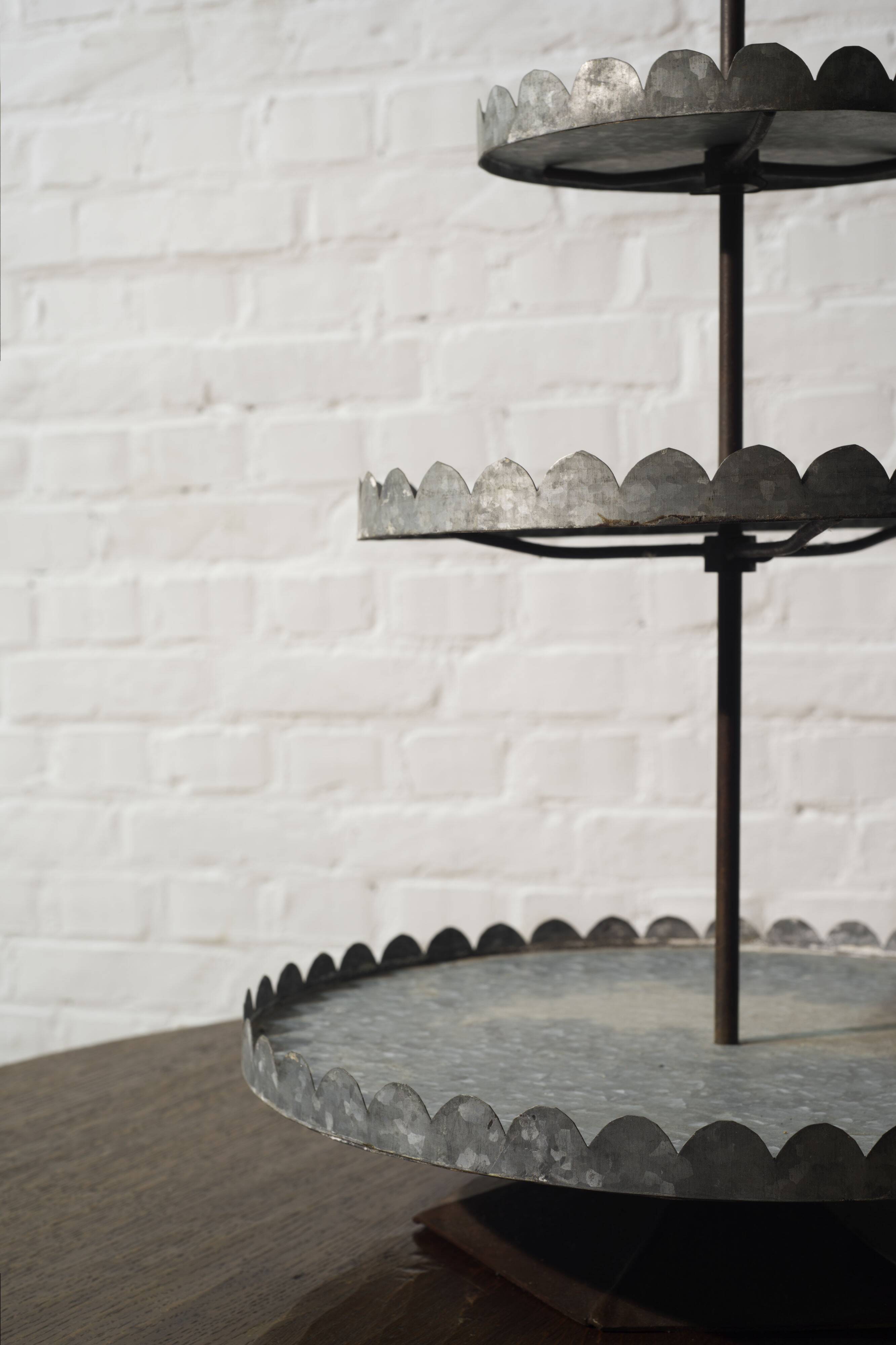 Vintage handmade serving stand