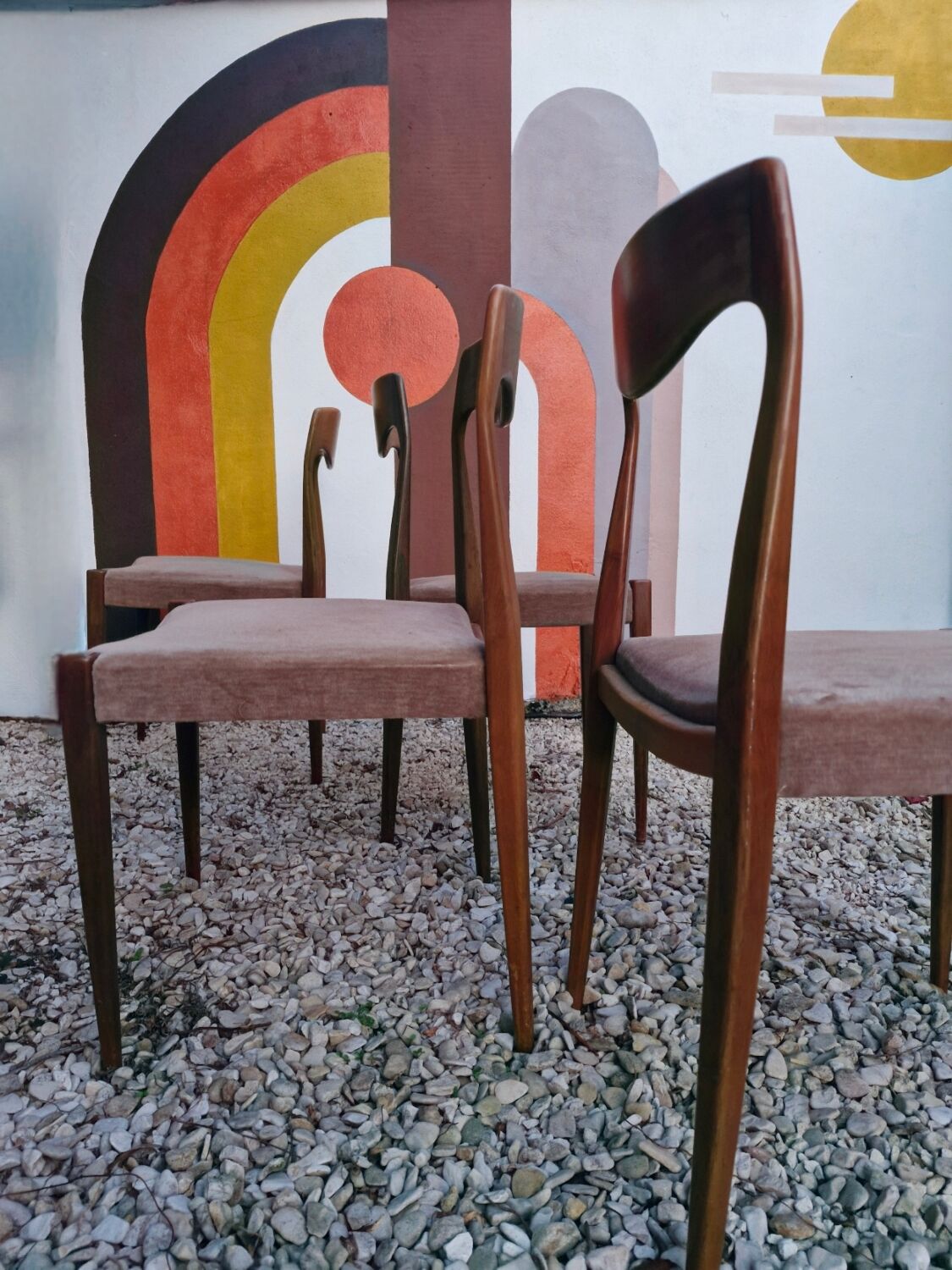 SET 4 Chaises Design Niels Otto Møller 1960