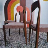 SET 4 Chaises Design Niels Otto Møller 1960