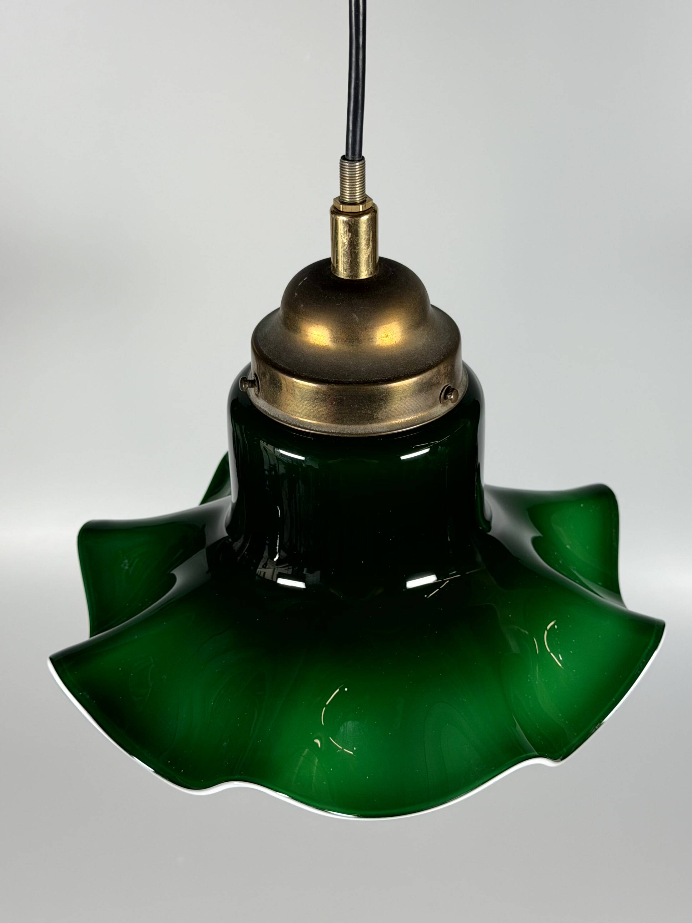 1960s 1970s Hanging Lamp from Peill & Putzler Germany Space Age Design
