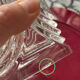 Set of 6 vintage crystal whisky glasses from Royal Cristal Rock.