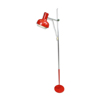 Red floorlamp by Josef Hurka 1960