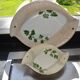 2 antique Italian ceramic fish dishes