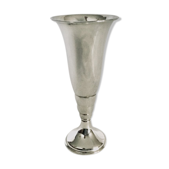 Vase cornet en argent hollandais