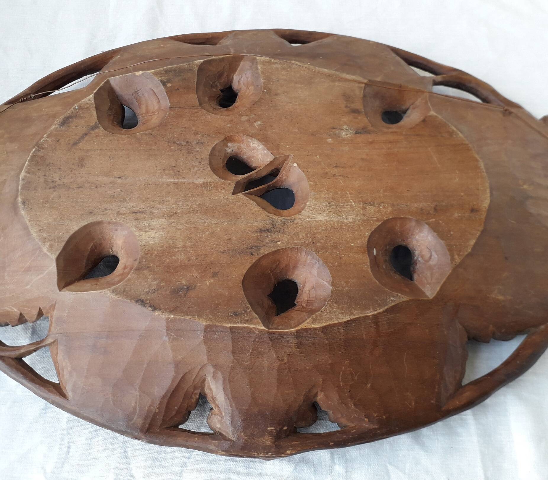 Carved wooden cutting board