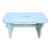 Tabouret bas vintage en bois