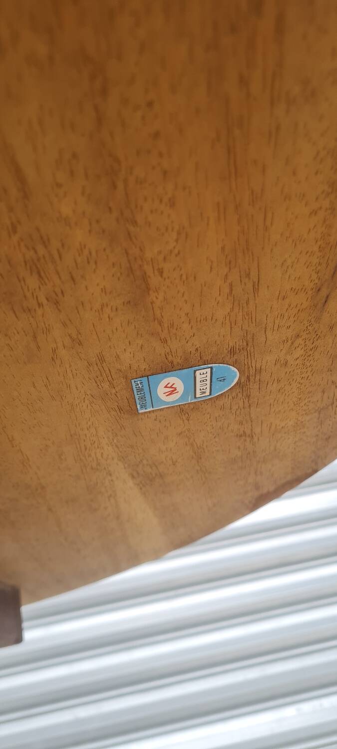 Scandinavian teak table Baumann 1960