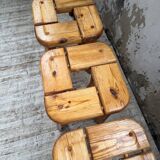 Set of 6 Olof Ottelin stools, Finland 1950.