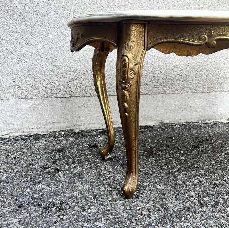 Oval Louis XV coffee table