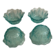 Coupelles en verre gravé