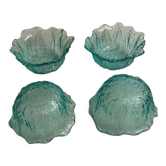 Coupelles en verre gravé