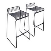 Set 2 x Zwarte HAY barkruk, Hee Welling