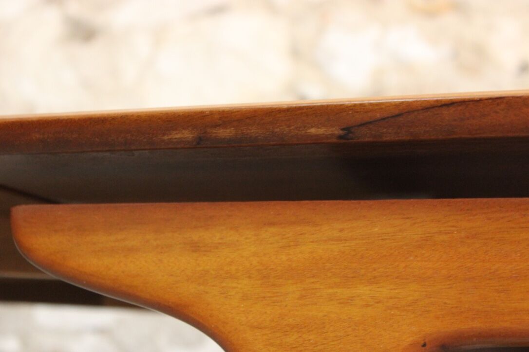 Vintage rectangular teak table with 2 extension spieces, 1960s