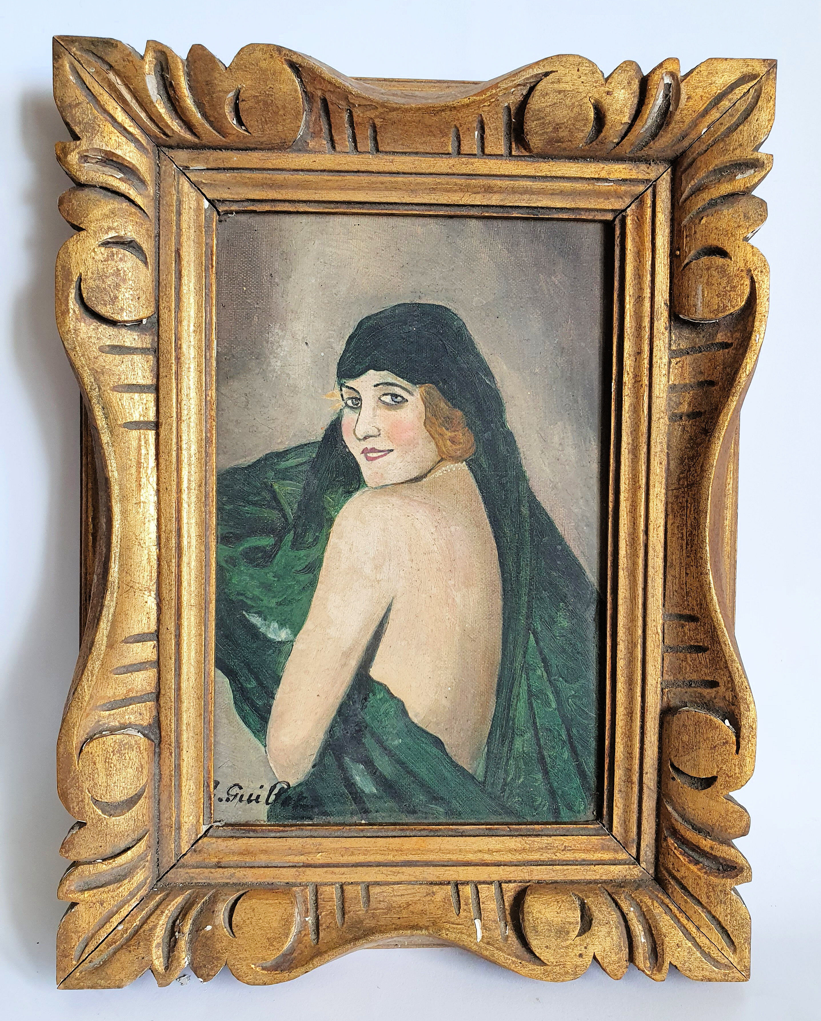 Oil on canvas by Gabrielle Guillot De Raffaillac