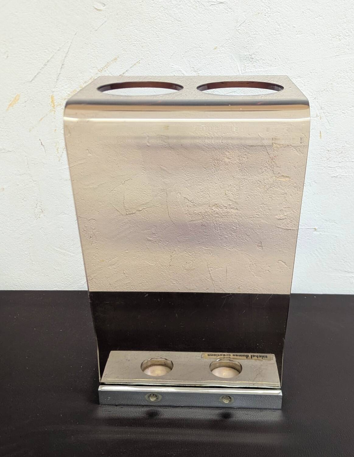 Umbrella stand Michel Dumas vintage plexiglass design 1970