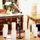 Lustre mid-century en laiton