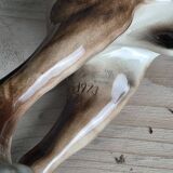 Chien Boxer en porcelaine, Goebel, Allemagne, 1973