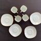 Cups and saucers fine porcelain Raynaud