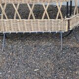 Vintage wicker screen 50s