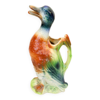 Saint Clement earthenware duck pitcher