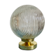Vintage glass globe table lamp