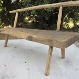 Brutalist farm bench