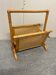 Rattan/bamboo and vintage cane magazine rack