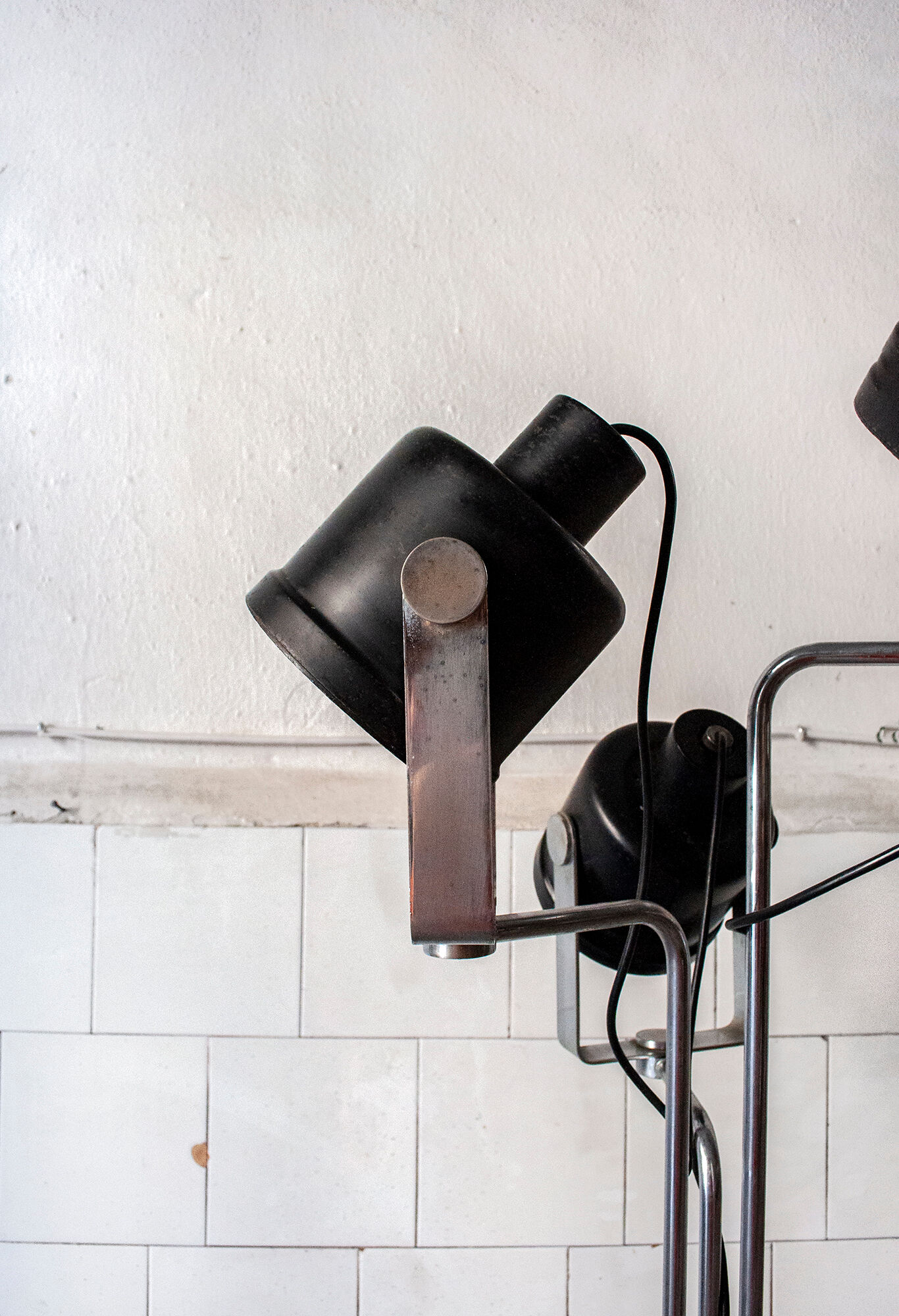 Floor lamp three lights by Luci Milano Anni '70