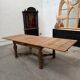 Italian table in raw oak from the 19th century.