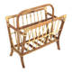 Porte-revues scandinave en rotin, Suède, 1950