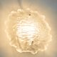 Exclusive Murano glass Sputnik wall sconces by Peill & Putzler, Germany.