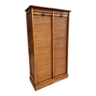 Antique roller shutter cabinet filing cabinet chest of drawers oak
