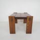 Table de salle à manger en chêne massif, Pays-Bas, années 1970