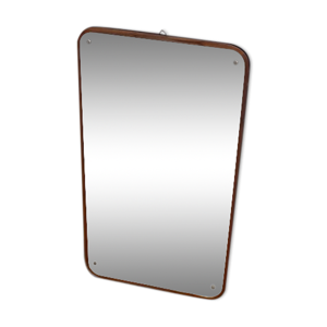 Miroir scandinave en teck années