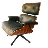 The Eames Lounge Chair, designed by Charles and Ray Eames, 1980s.