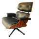 The Eames Lounge Chair, designed by Charles and Ray Eames, 1980s.