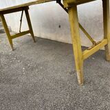 Wooden brasserie table