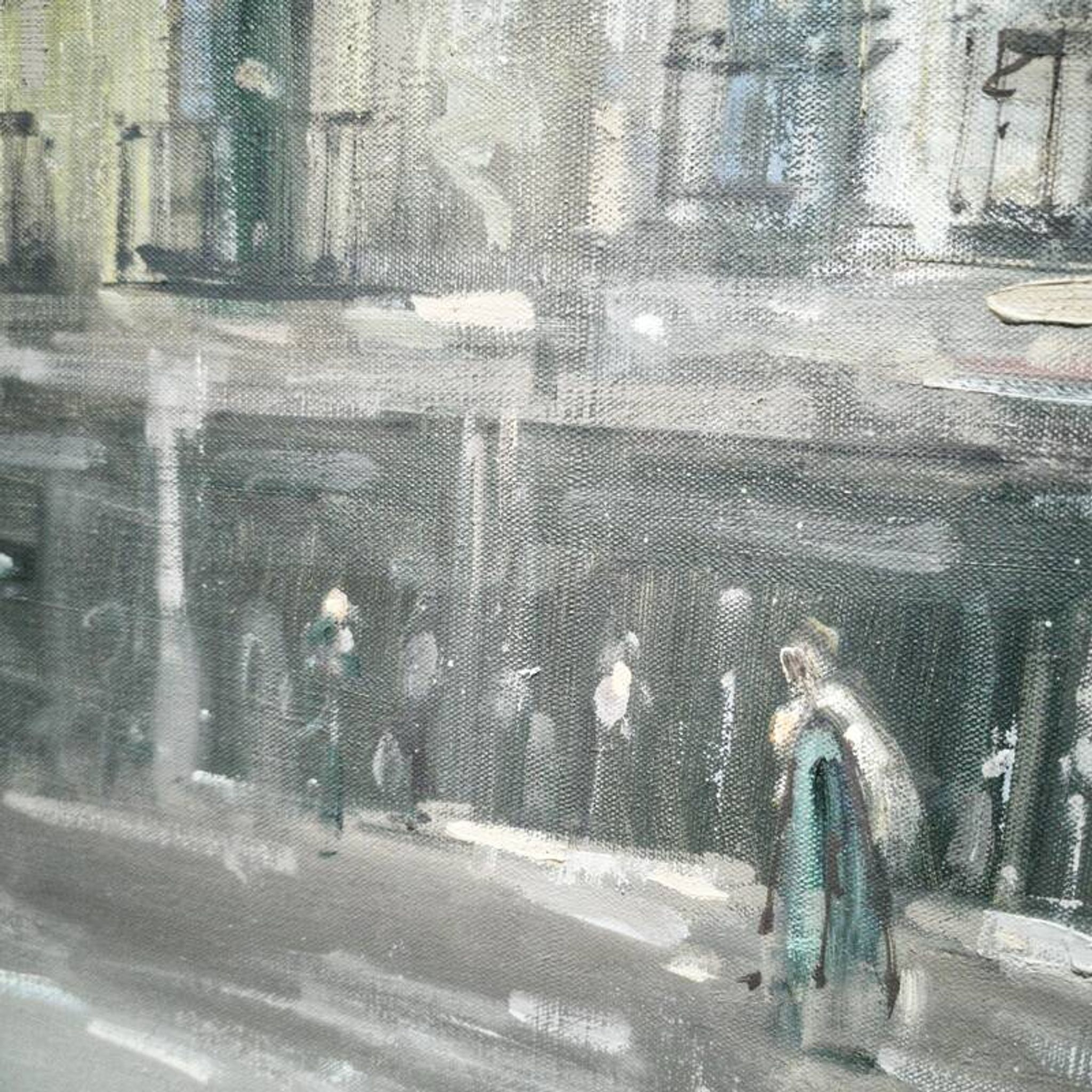 Huile sur toile place du Tertre, Montmarte