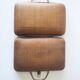 Vintage rattan valisette