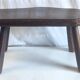 Brutalist solid wood coffee table – 50s/60s