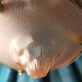 Suspension Art Deco pink basin