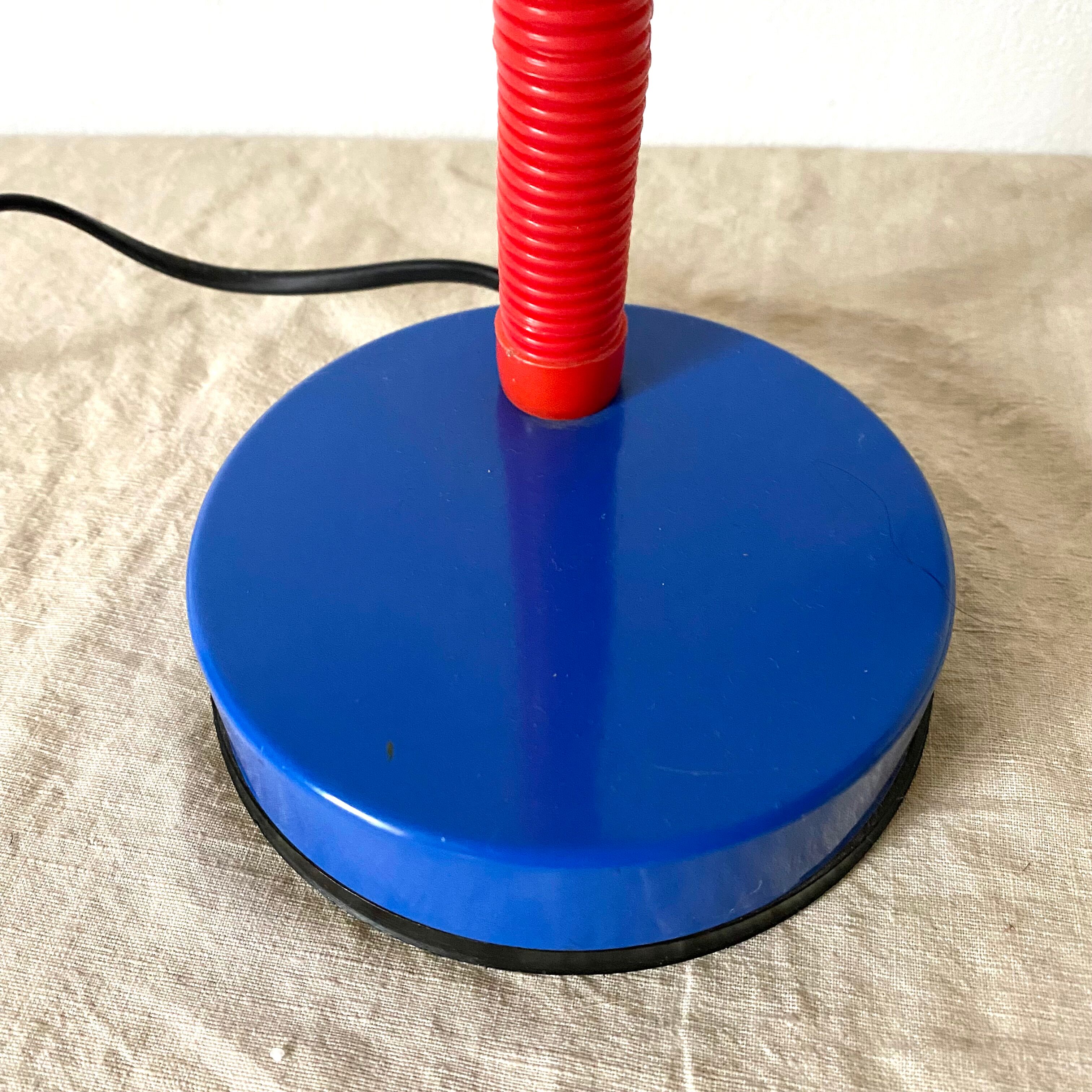 Desk lamp 80s tricolor