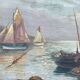 Marine, Oil on canvas signed Victorès