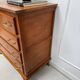 Vintage chest of drawers with compass feet