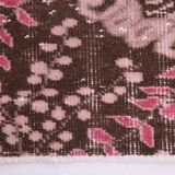 5x8 Pink Brown Vintage Area Rug 175x253Cm